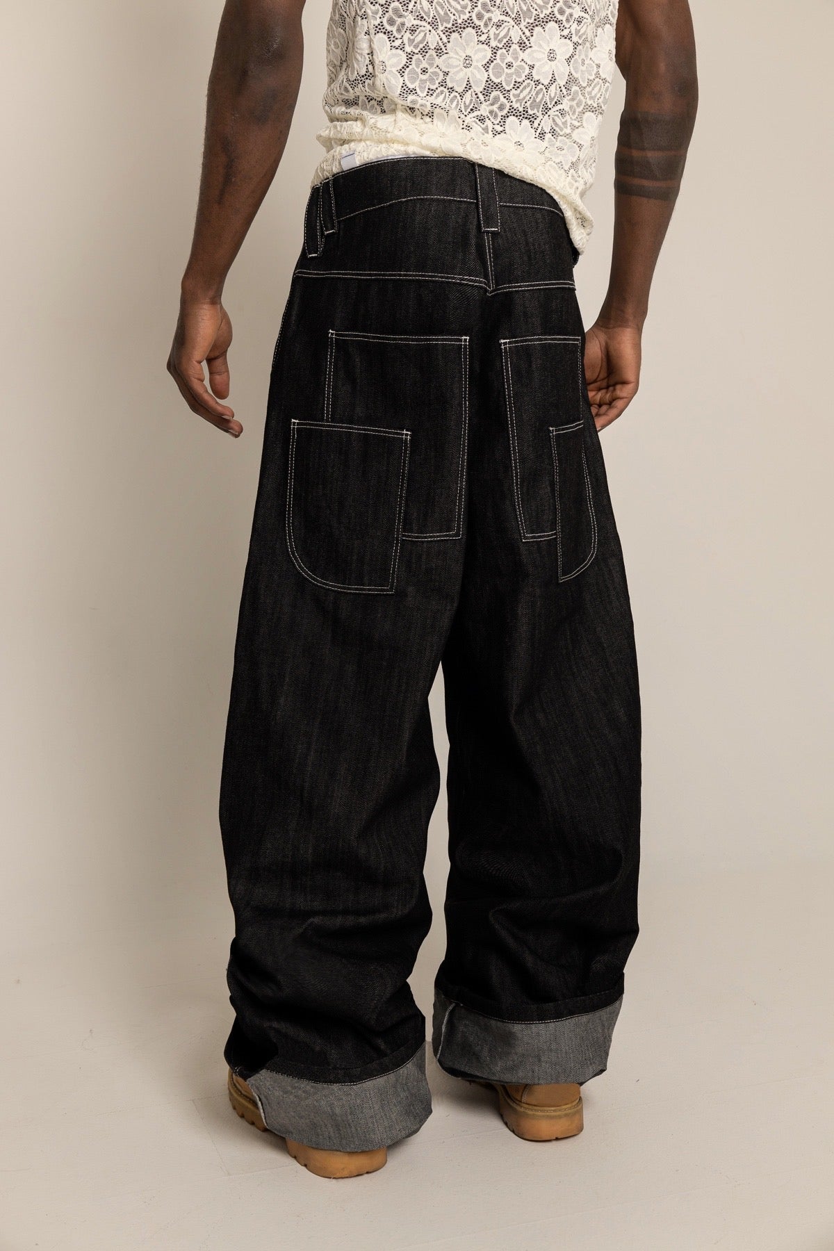 SEVEN POCKETS FADED JEANS FOR HIM