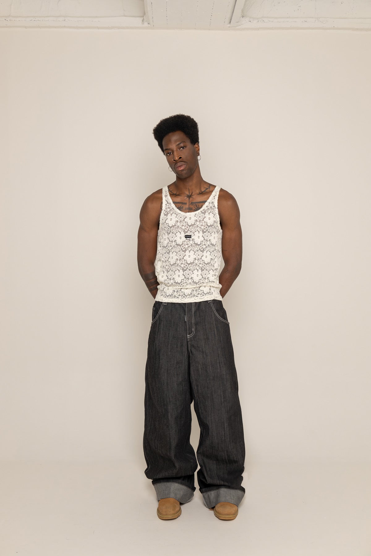 SEVEN POCKETS FADED JEANS FOR HIM