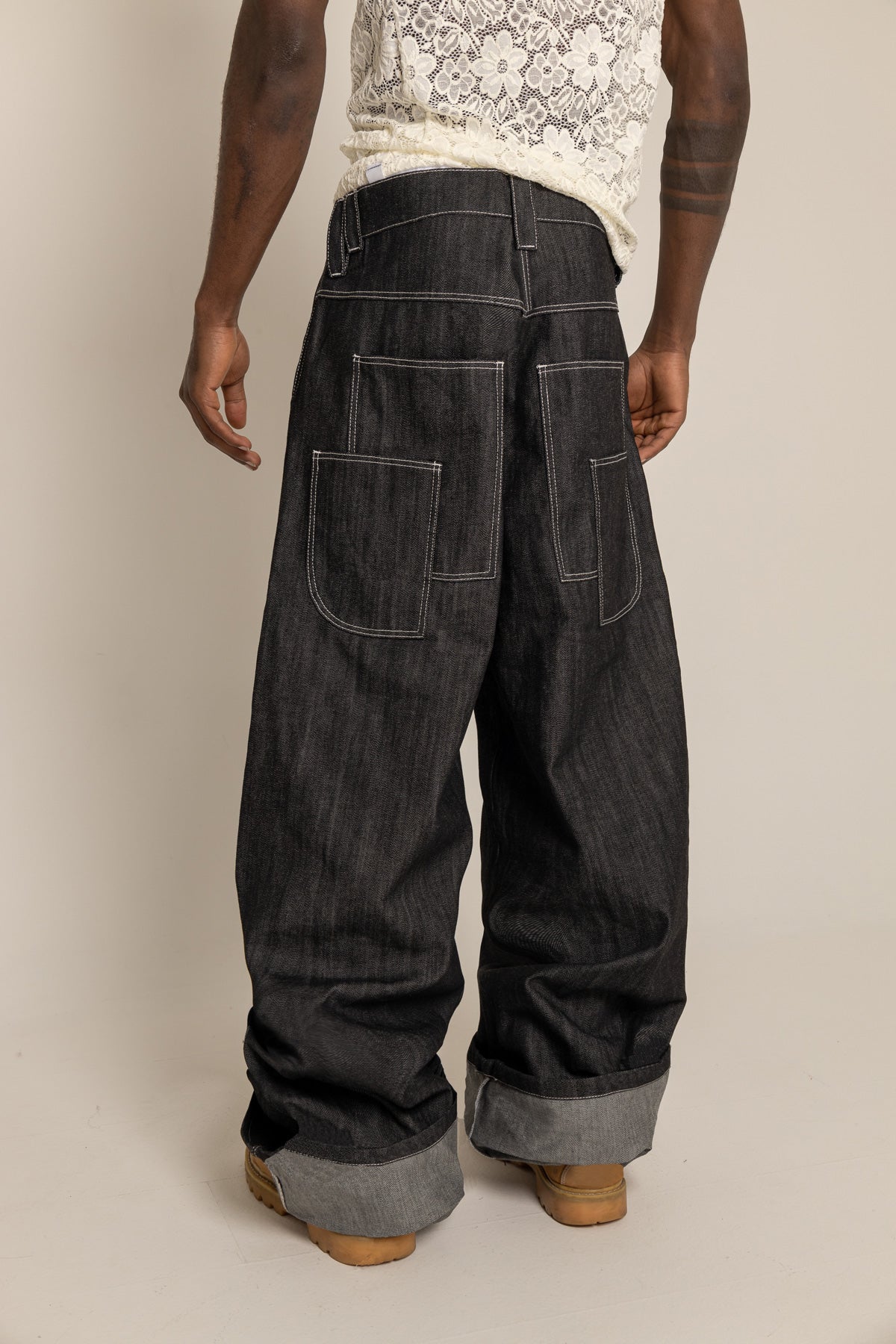 SEVEN POCKETS FADED JEANS FOR HIM