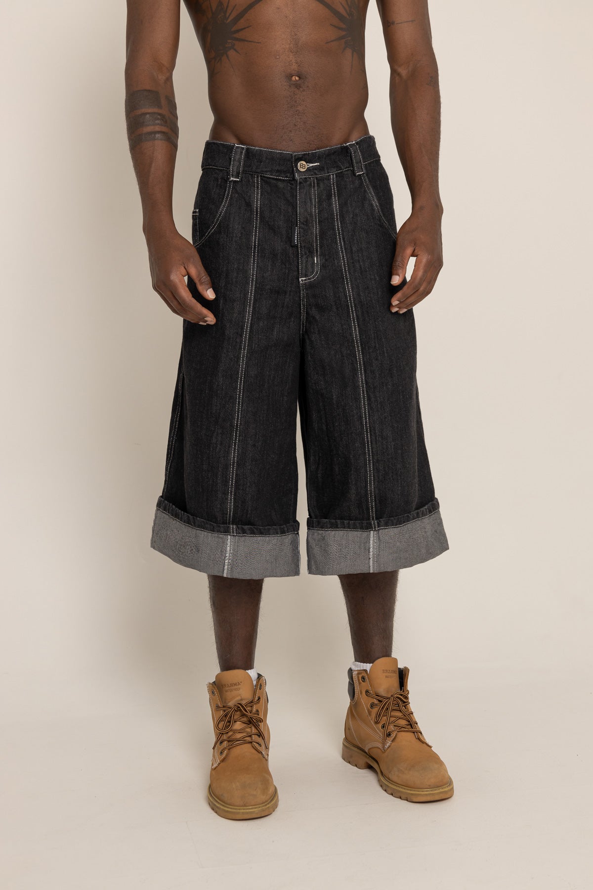 SEVEN POCKETS FADED JORTS FOR HIM