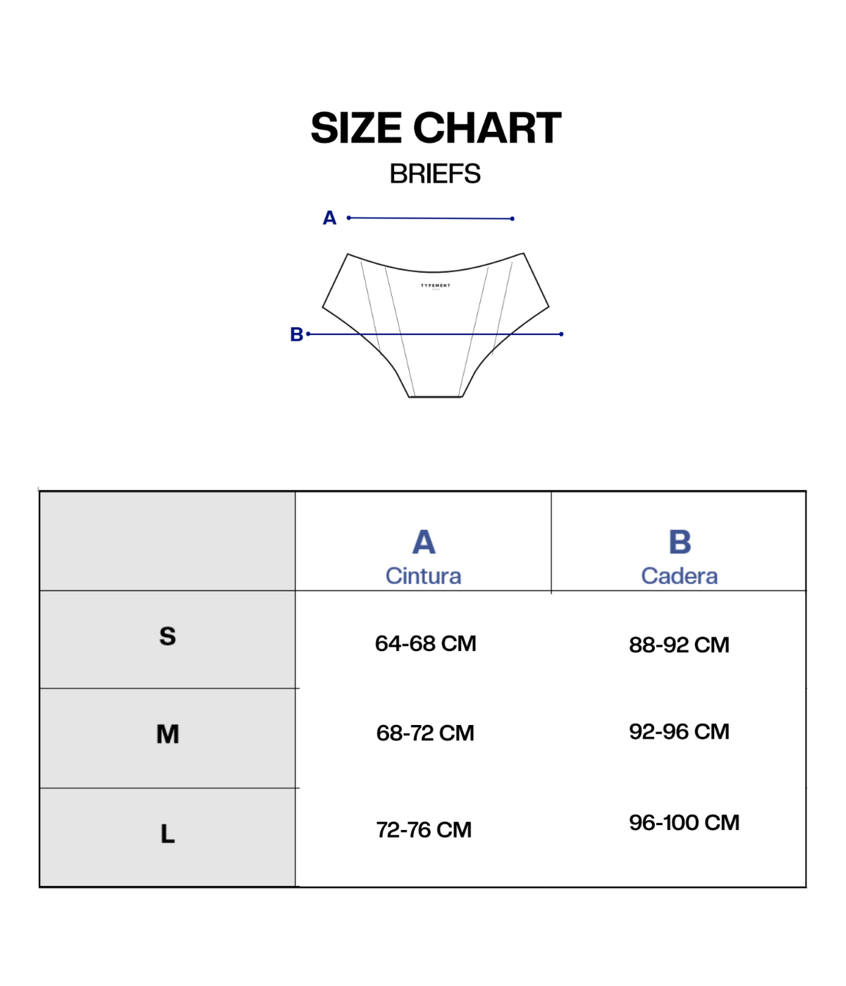 Guía de tallas de LOULOU BLACK BOTTOM