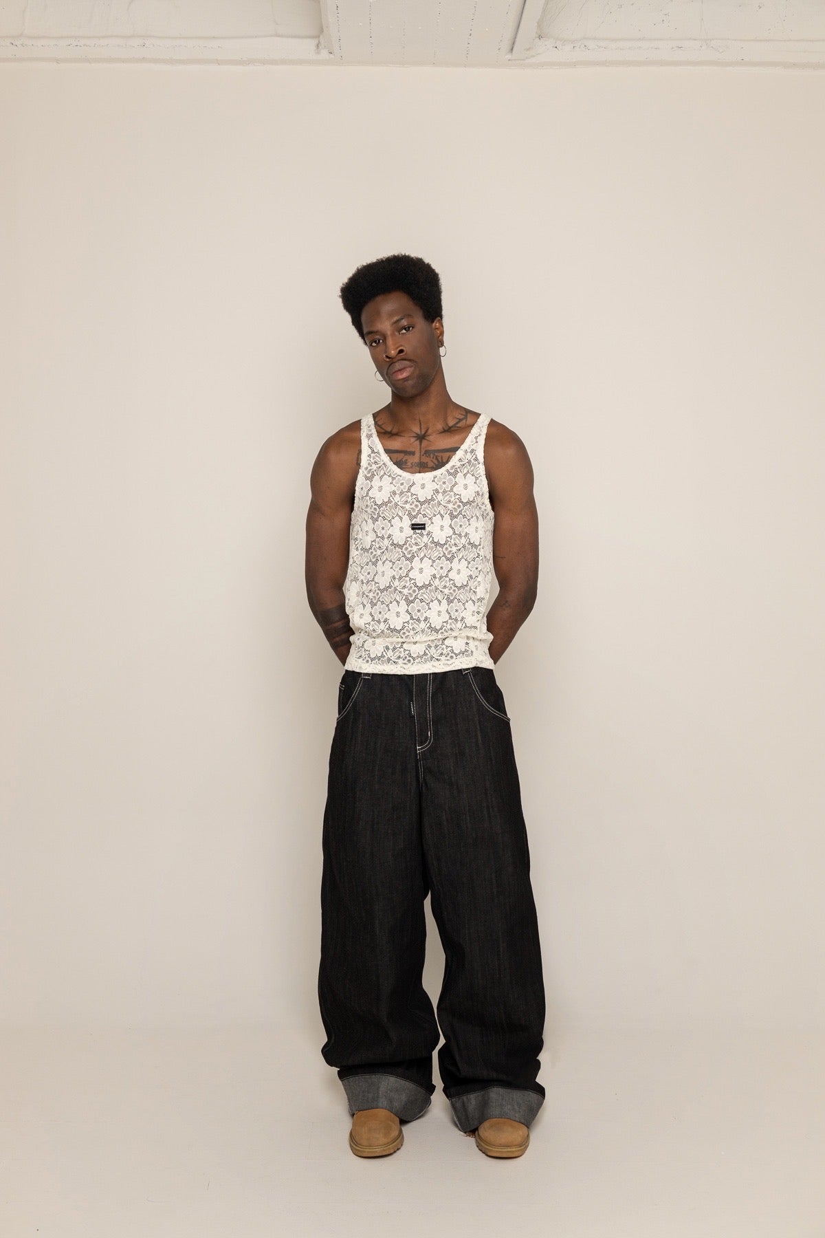 SEVEN POCKETS FADED JEANS FOR HIM