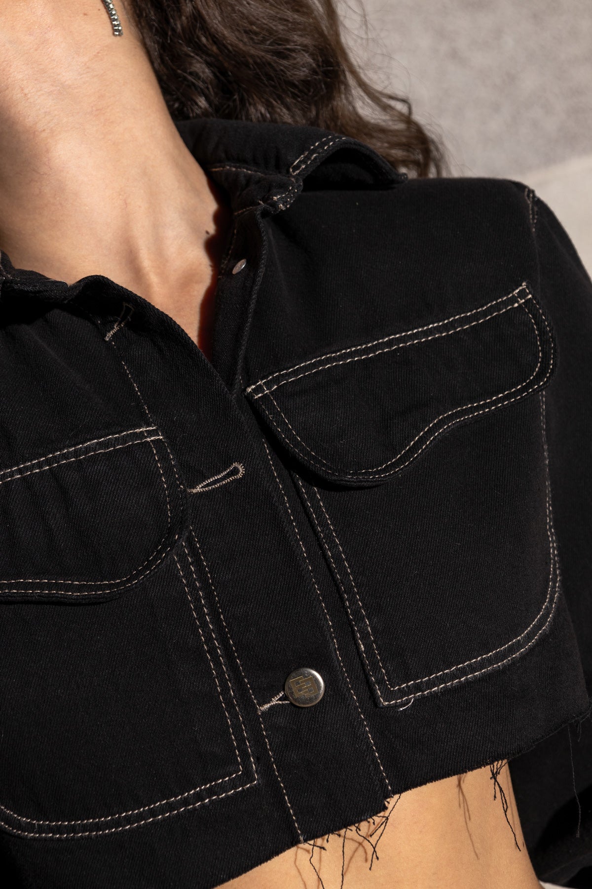 ESPRESSO CROPPED JACKET