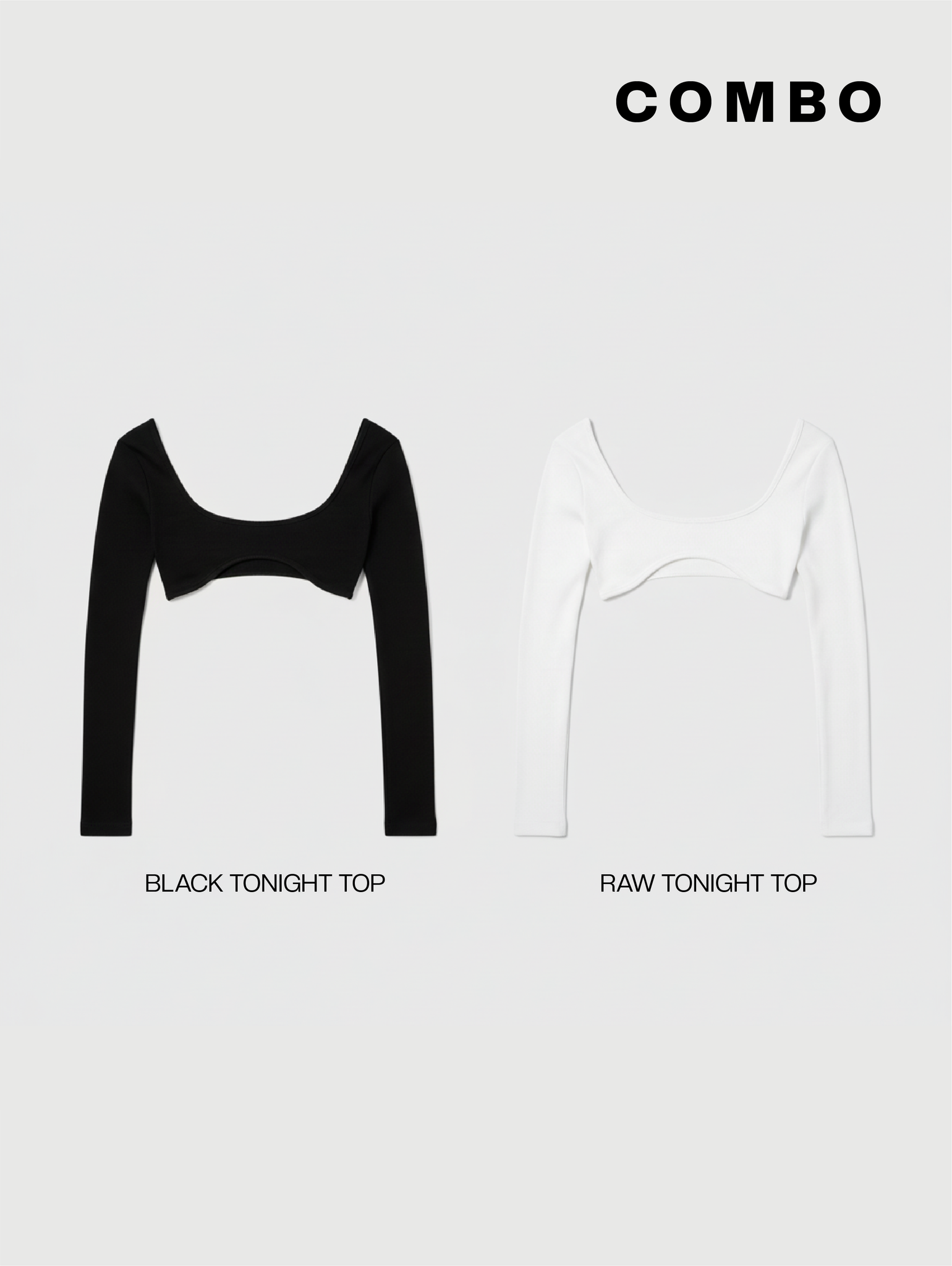 COMBO B&W TONIGHT TOPS