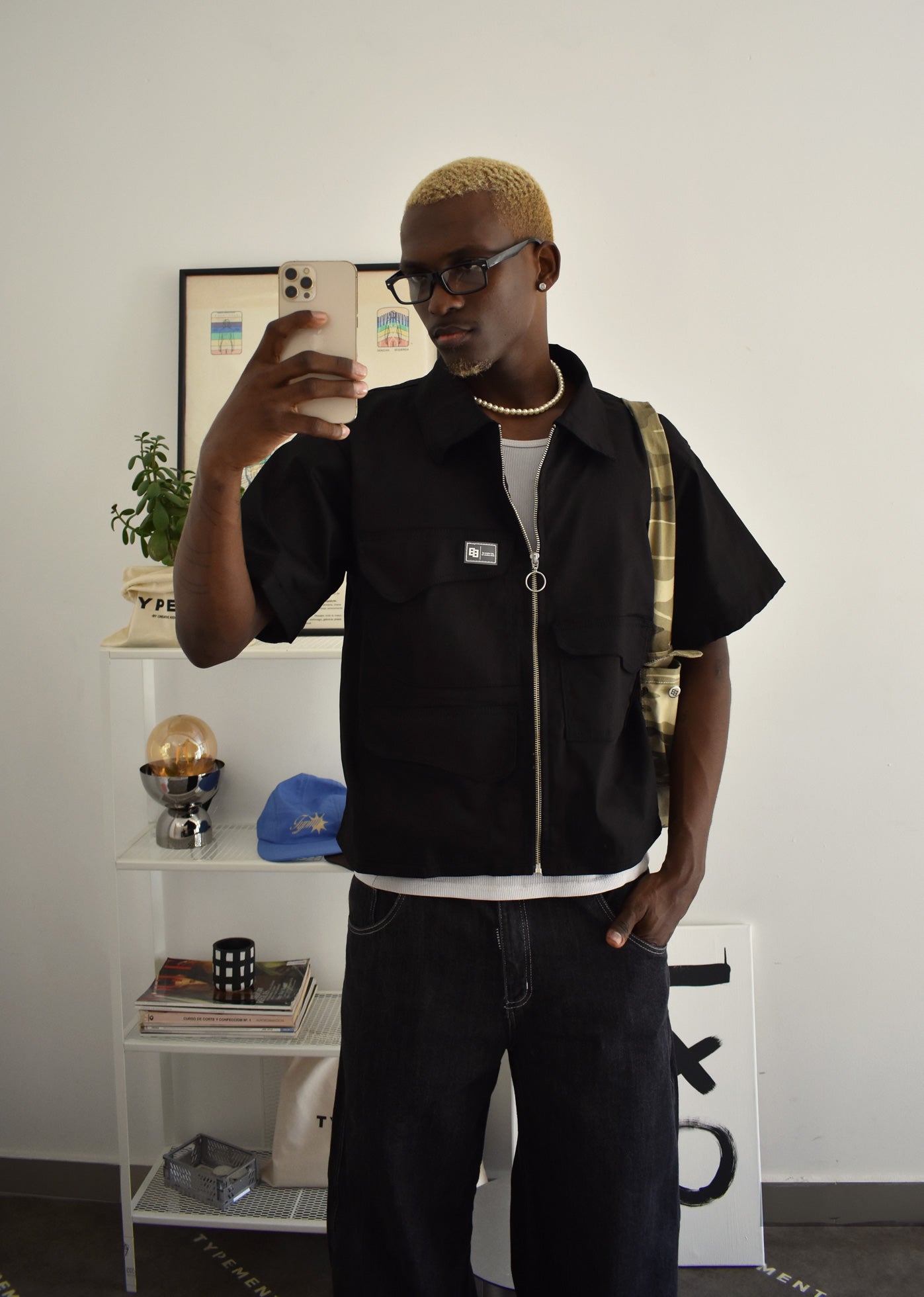 BLACK WAVES SHIRT FOR HIM