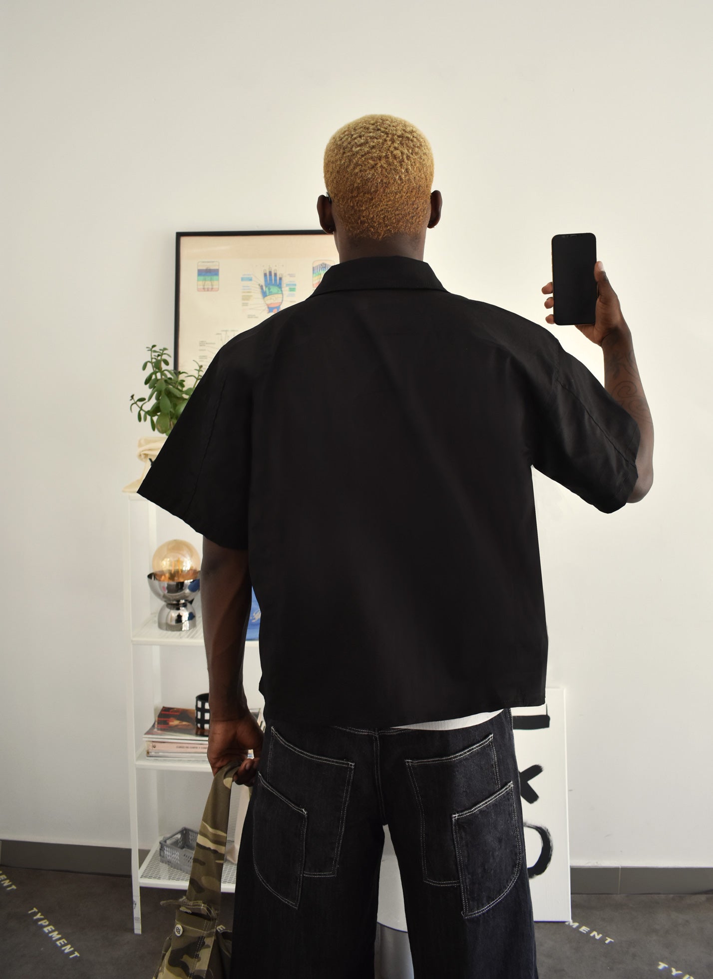 BLACK WAVES SHIRT FOR HIM
