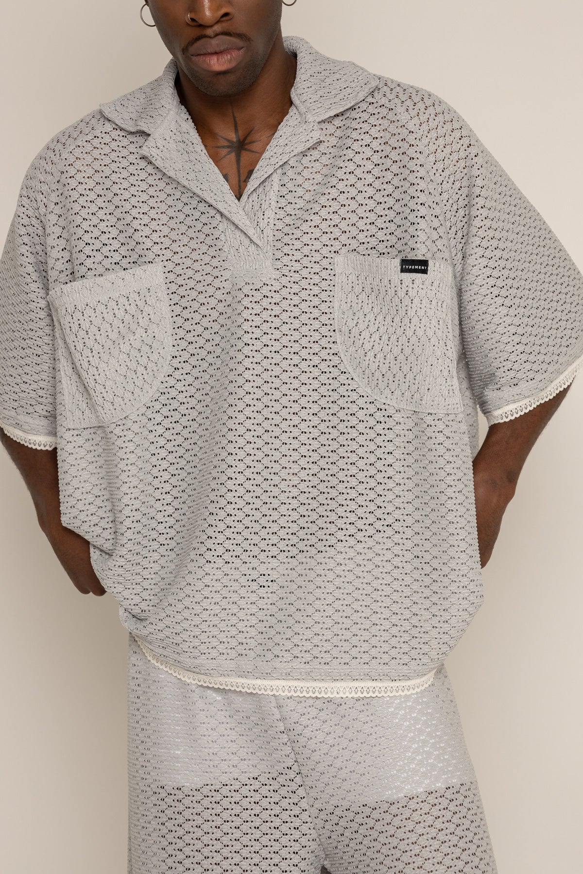 CRYSTAL PIEDRA POLO SHIRT FOR HIM