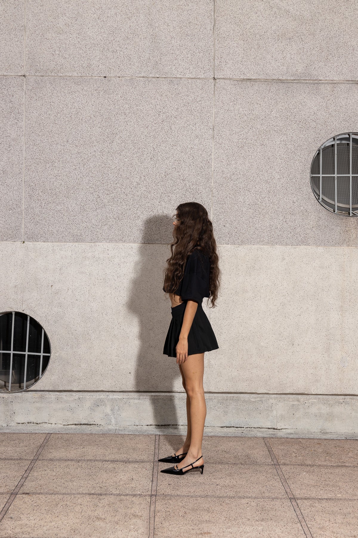 LUCKY ME BLACK SKIRT