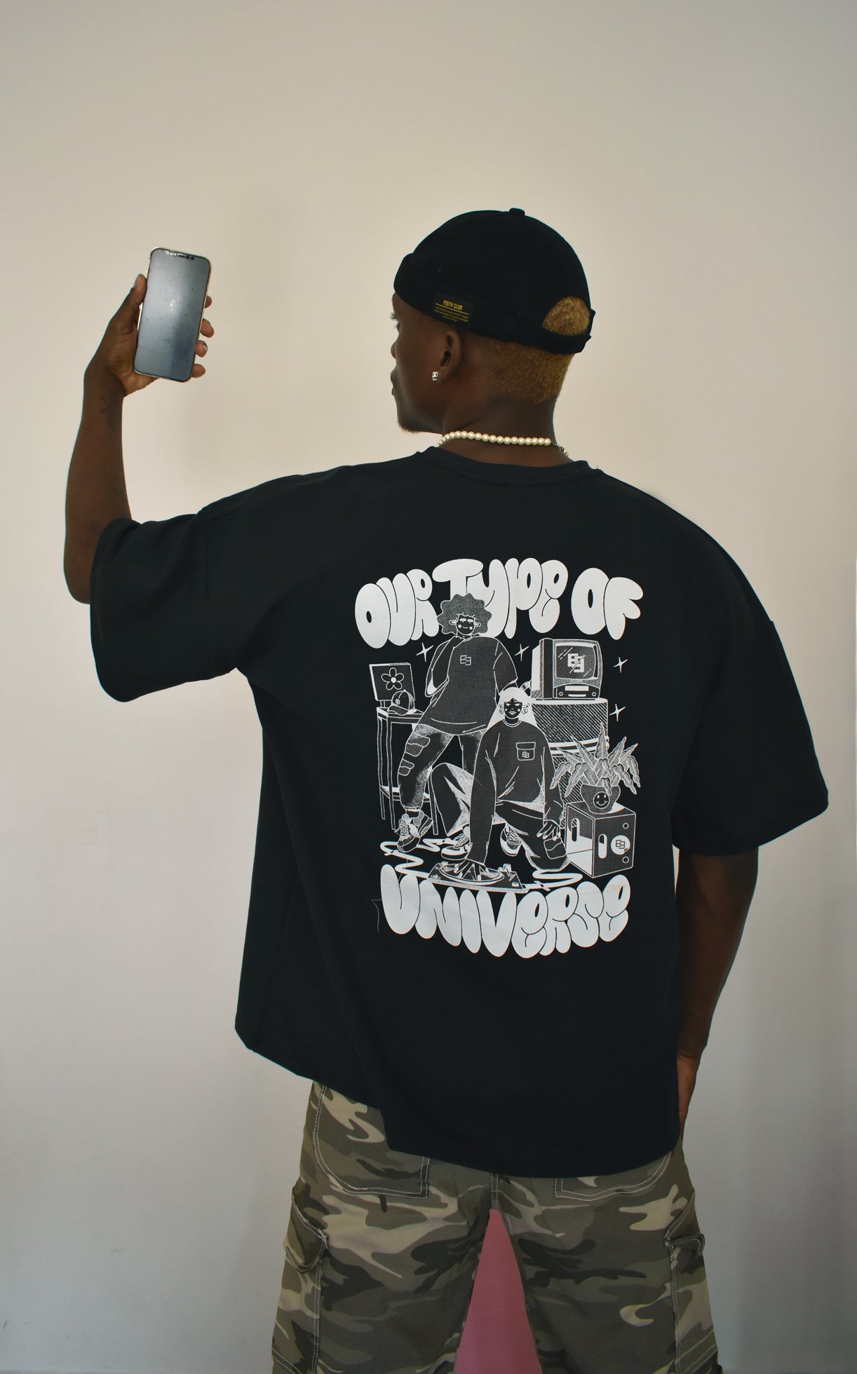 MY CRIB TSHIRT BLACK FOR HIM