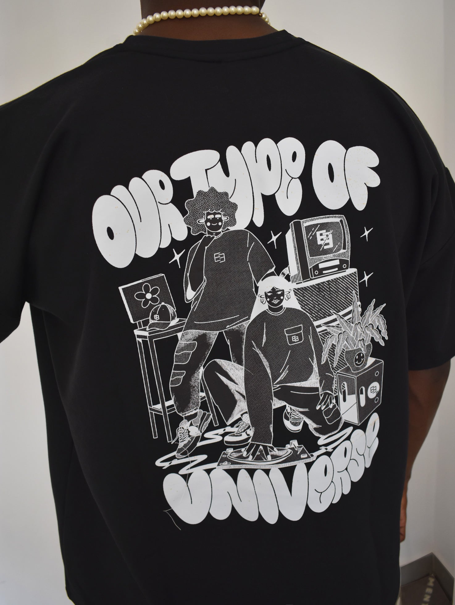 MY CRIB TSHIRT BLACK FOR HIM